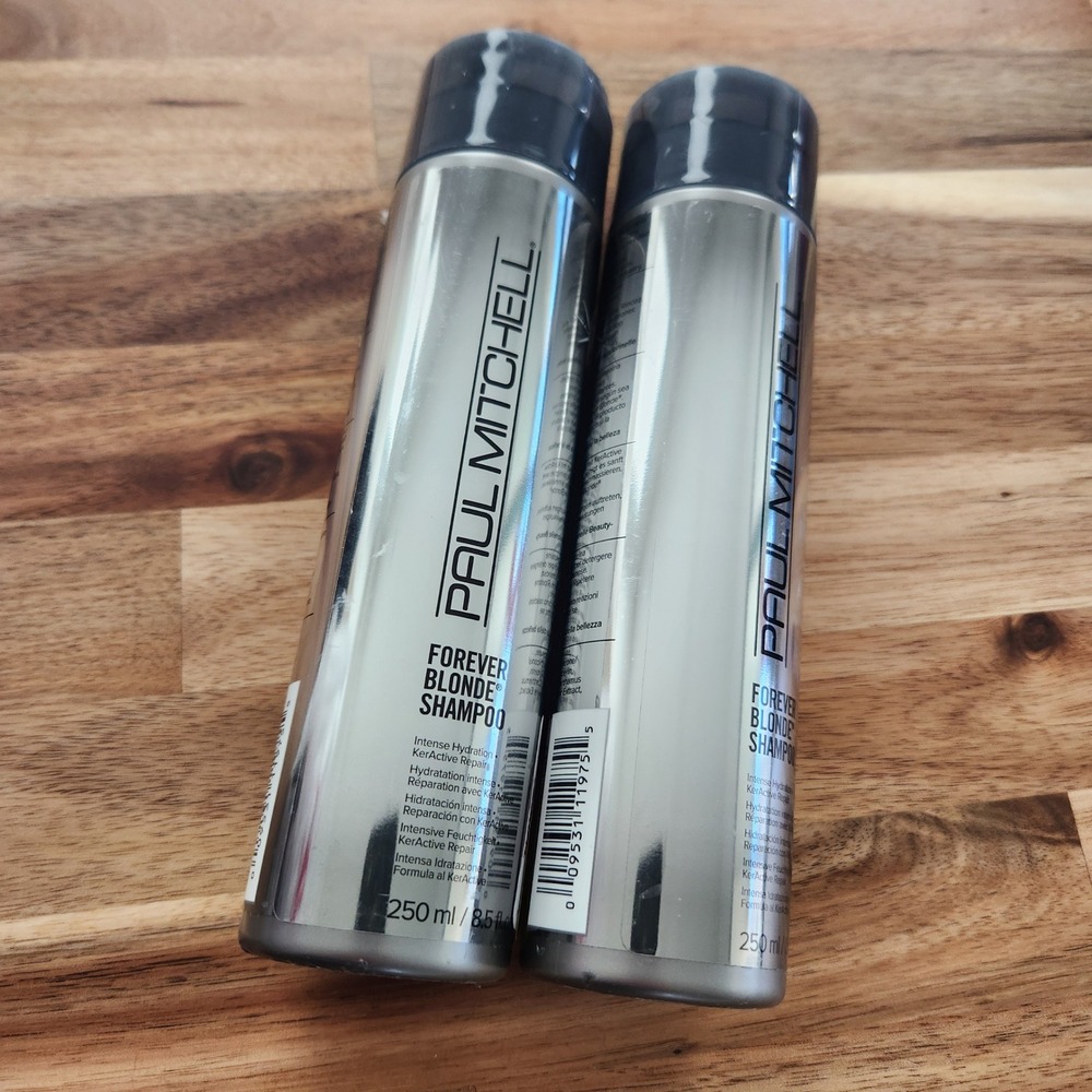 Paul Mitchell Forever Blonde Shampoo Intense‎ Hydration Repair 8.5oz Set of 2